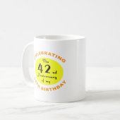 60. Geburtstagsgeschenk Kaffeetasse (Vorderseite Links)