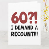 60. Geburtstagsgeschenk Karte (Gelbe Blume)