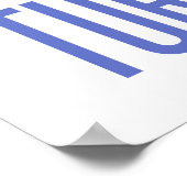 60. Geburtstagsgeschenk Poster (Ecke)