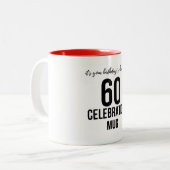 60. Geburtstagsgeschenk Tasse | Geschenkidee zum G (Vorderseite Links)