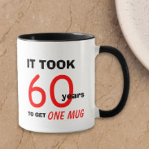 60. Geburtstagsgeschenke für Männer Tasse - Funny