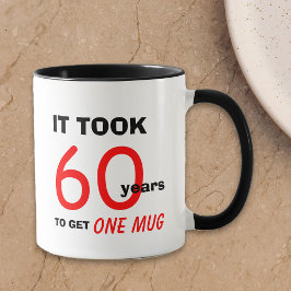 60. Geburtstagsgeschenke für Männer Tasse - Funny