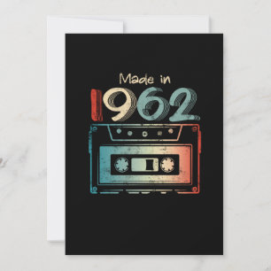 60 Geburtstagsgeschenke Jahre Alt Hergestellt 1962 Save The Date