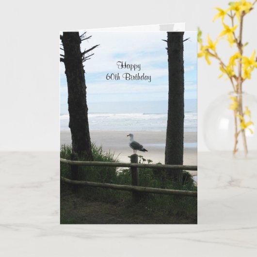 60. Geburtstagskarten Karte (Gelbe Blume)