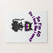 60. Geburtstagskatze Puzzle (Horizontal)