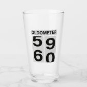 60. GeburtstagskolDOMETER Glas (Vorderseite)
