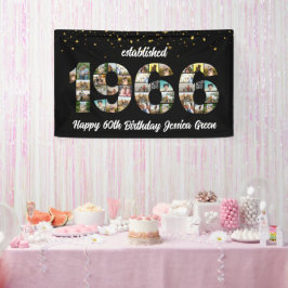 60. Geburtstagskollage 1966 gegründet Banner
