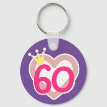 60. Geburtstagskünstlerin Princess Crown Pink