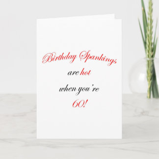 60 Geburtstagspankings Karte