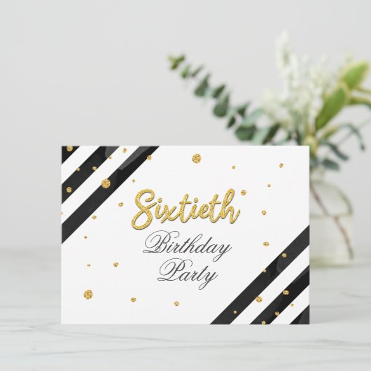 60. Geburtstagspartei Custom (Stehend Vorderseite)