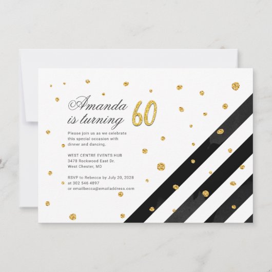 60. Geburtstagspartei Custom (Rückseite)