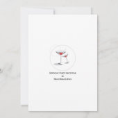 60. Geburtstagspartei Personalisierte Einladung (Rückseite)