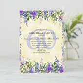 60. Geburtstagsparty Einladung (Stehend Vorderseite)