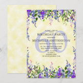 60. Geburtstagsparty Einladung (Vorne/Hinten)