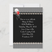 60. Geburtstagsparty Einladung (Rückseite)