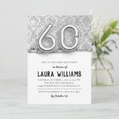 60. Geburtstagsparty Einladung (Stehend Vorderseite)