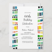 60. Geburtstagsparty Einladung (Vorderseite)