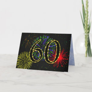 60. Geburtstagsparty Einladung