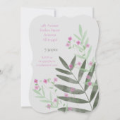 60. Geburtstagsparty Einladung (Rückseite)