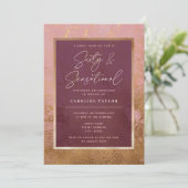 60. Geburtstagsparty Einladung (Stehend Vorderseite)