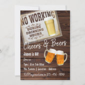 60. Geburtstagsparty Einladung zum Bierwettbewerb (Vorderseite)