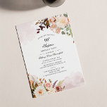 60. Geburtstagsparty Einladung zur Aquarellblume<br><div class="desc">Botanische florale 60. Geburtstagsparty Einladung Postkarte Sie können einfach mit Ihren Party-Details anpassen,  indem Sie auf die Schaltfläche "Personalisieren" klicken. Mit modernen Blumenstraukeln und modernster Typografie. Perfekt für eine überraschende Party Einladung für ein Meilenstein-Fest</div>