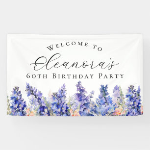 60. Geburtstagsparty Juli Geburtstagsfeier Blume W Banner