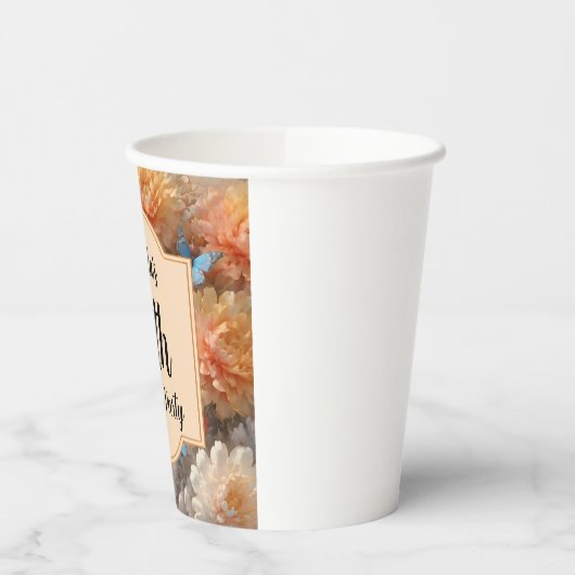 60. Geburtstagsparty Pappbecher (Links)