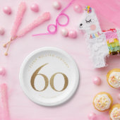 60. Geburtstagsparty Pappteller (Party)