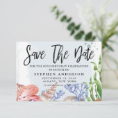 60. Geburtstagsparty Save The Date (Stehend Vorderseite)