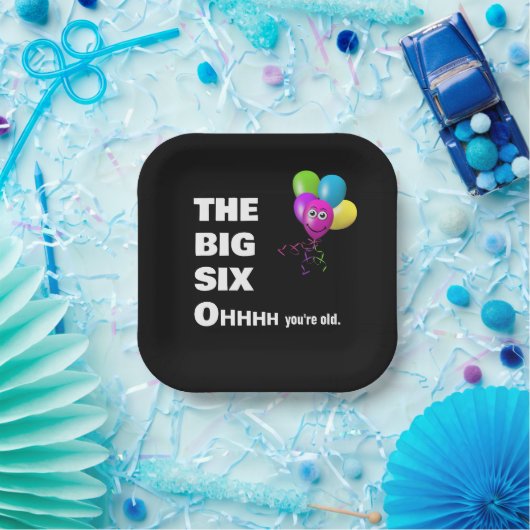 60. Geburtstagsparty Spaß Pappteller (Party)