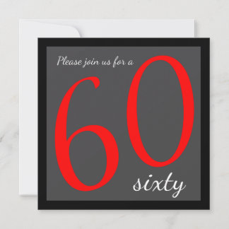 60. Geburtstagsparty| Vorlage