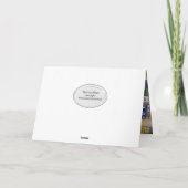 60. Geburtstagsruhelizenz-Teller-Karte Karte (Rückseite)