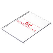 60 Generations of Grit and Grace Notizblock (Linke Seite)