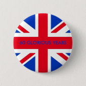 60 GLORIÖSE JAHRE BUTTON (Vorderseite)