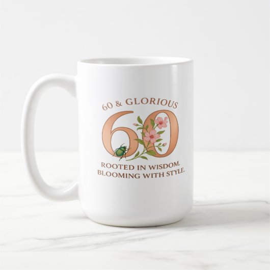 60 & Glorious - Blühende Grace Kaffeetasse (Links)