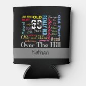 60. Glückwunsch zum Geburtstag im Graffiti-Stil Dosenkühler (Vorderseite)