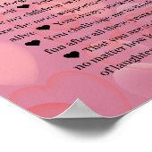 60 Gründe für die Liebe Poster (Ecke)