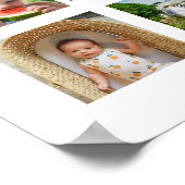 60 Gründe, warum wir Ihnen Liebe Foto Collage Gebu Poster (Ecke)