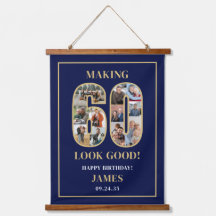 60 gut aussehen lassen Fotocollage 60. Geburtstag