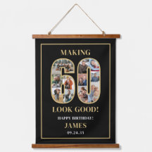 60 gut aussehen lassen Fotocollage 60. Geburtstag