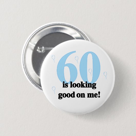 60 Gute Sicht auf mich Button (Vorne & Hinten)