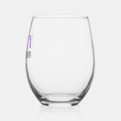 60 HELL YEAH! Funny Türkis 60. Geburtstag Weinglas Ohne Stiel (Links)