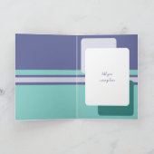 60 heute lila 60. Geburtstag Karte (Innenseite)