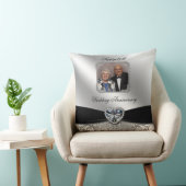 60. Hochzeit-Jubiläum-Foto-Kissen Kissen (Stuhl )