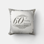 60. Hochzeit-Jubiläum-Kissen Kissen (Vorderseite)