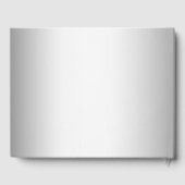 60. Hochzeit Jubiläum silberne Foto Spitze Blumens Gästebuch (Rückseite)