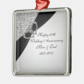 60. Hochzeitsfeier Ornament Aus Metall (Links)