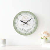 60. Hochzeitsszenario Große Wanduhr (Zuhause)