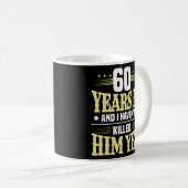 60. Hochzeitstag 60 Jahre Ehe Kaffeetasse (VorderseiteRechts)